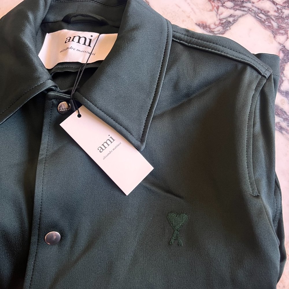NEW W TAGS AMI Green Jacket - Picture 7 of 7